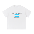 Run Like a Girl Essential Cotton T-Shirt