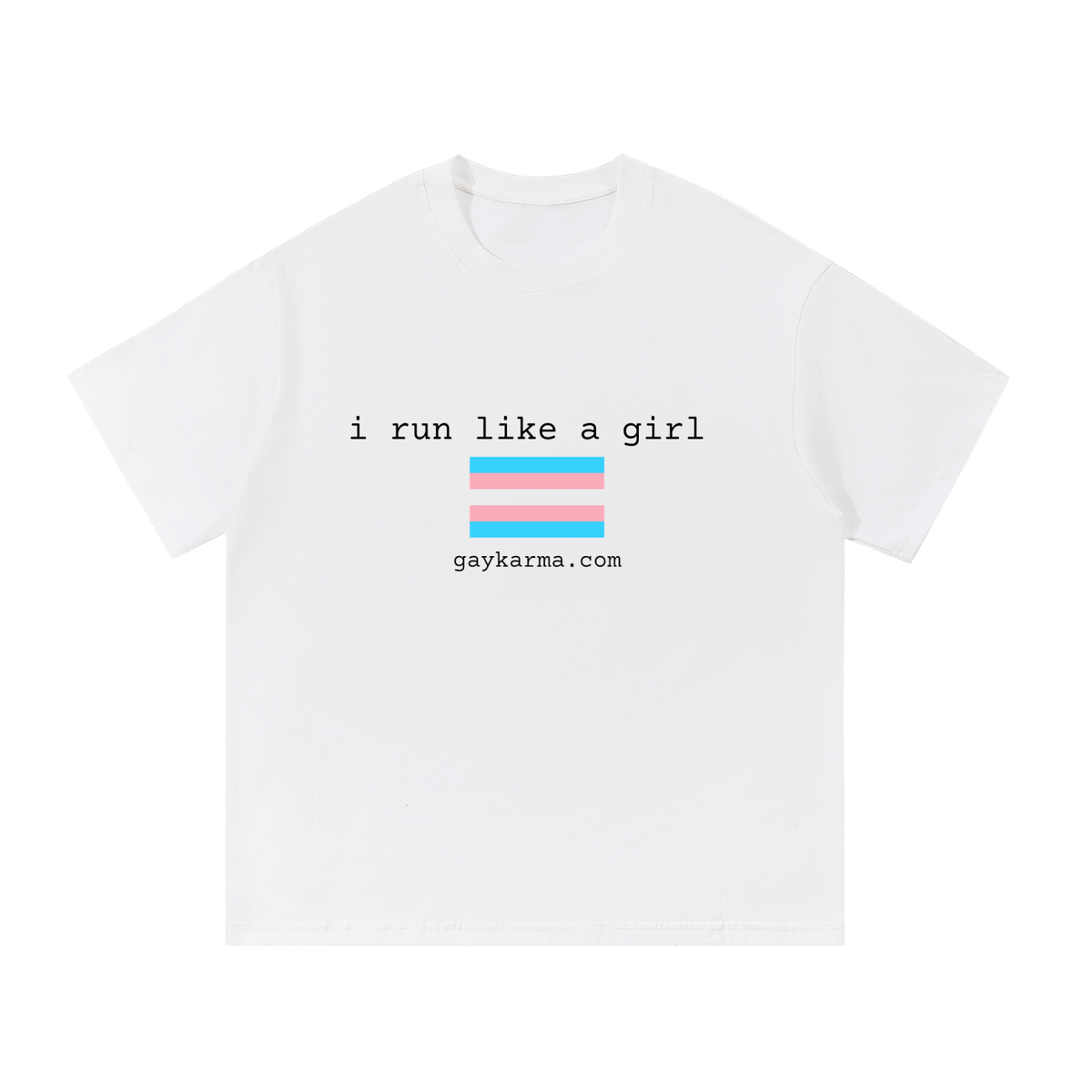 Run Like a Girl Essential Cotton T-Shirt